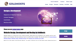 Desktop Screenshot of goldhosts.com