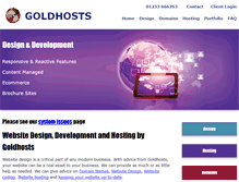 Tablet Screenshot of goldhosts.com